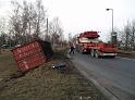 LKW verliert Container Koeln Niehler Ei P088